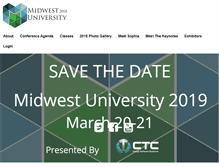 Tablet Screenshot of midwest-u.com